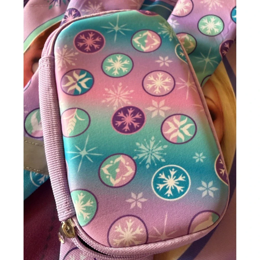 Disney Frozen Backpack, lunchbox  Elsa Front Pocket Kids School‎ Bag